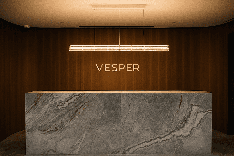 Кейс: интерьерная вывеска для зоны ресепшн