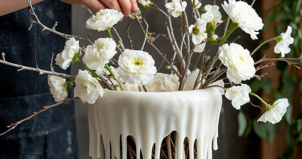 🌿 5 способов использовать воск во флористике