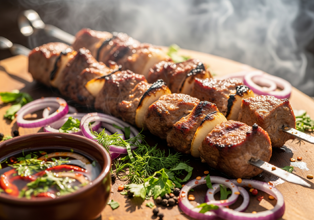 Уксусный маринад для шашлыка