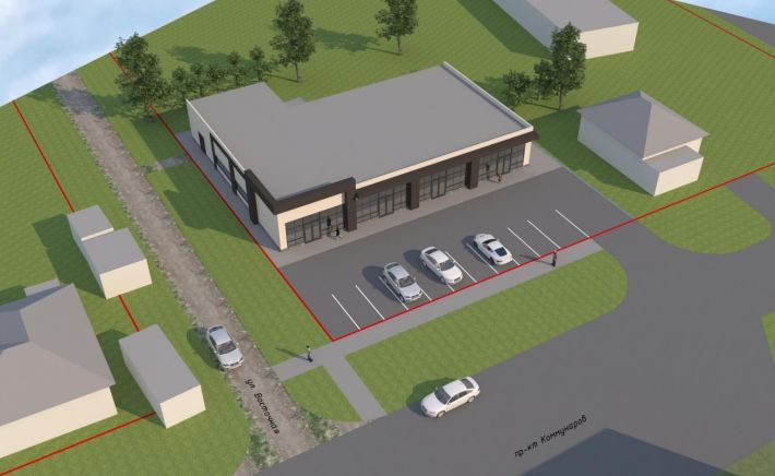 Проект магазина на ул. Коммунаров
Фото: Владимир Золотов