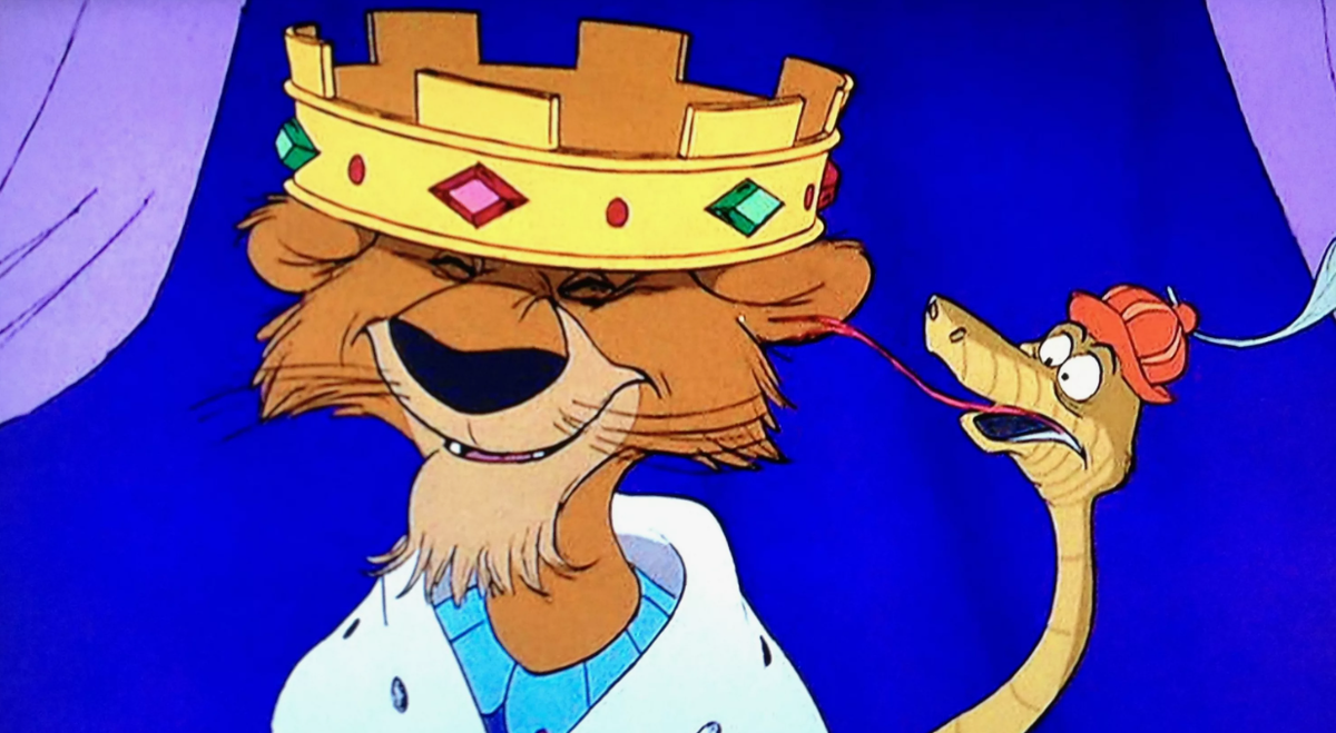 Видели мультфильм "Робин Гуд" (1973)? Это 21-я полнометражка Уолта Диснея. Принц Джон там показан совсем уж инфантилом