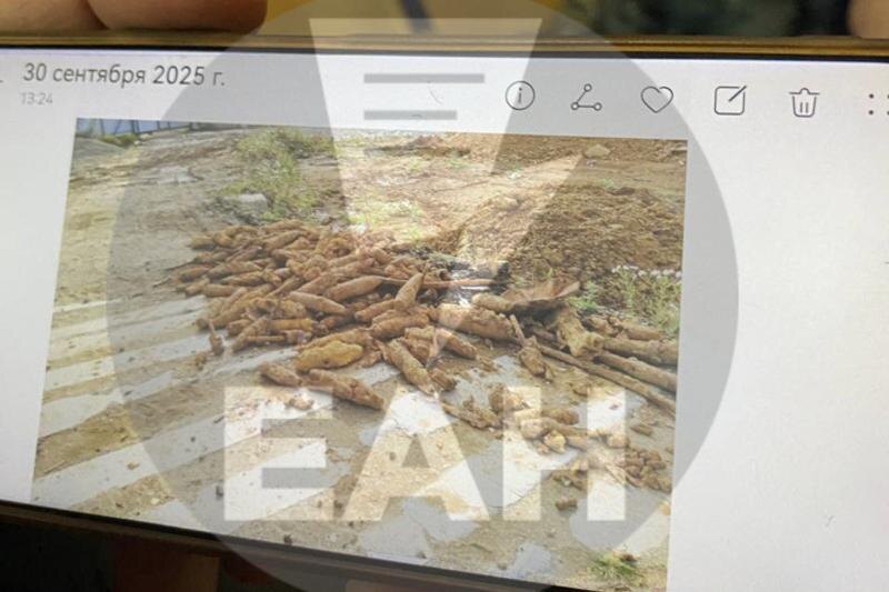    ЕАН. Снаряды на стройплощадке