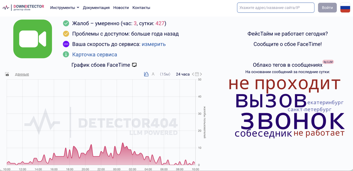    Жалобы на FaceTime есть, но их немного