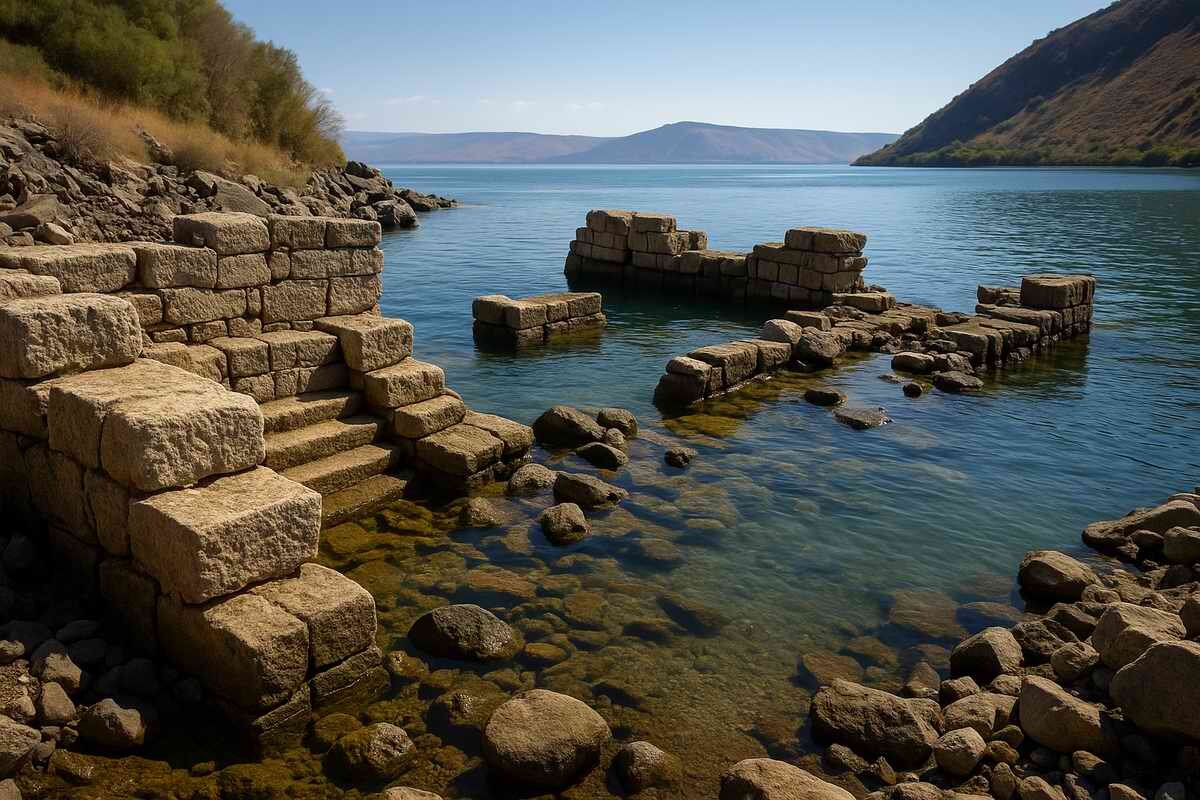 Место изгнания демонов у Галилейского моря