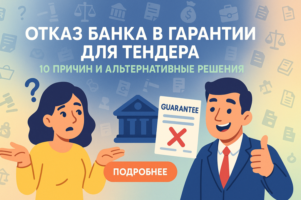    Отказ банка в гарантии для тендера: 10 причин и альтернативные решения