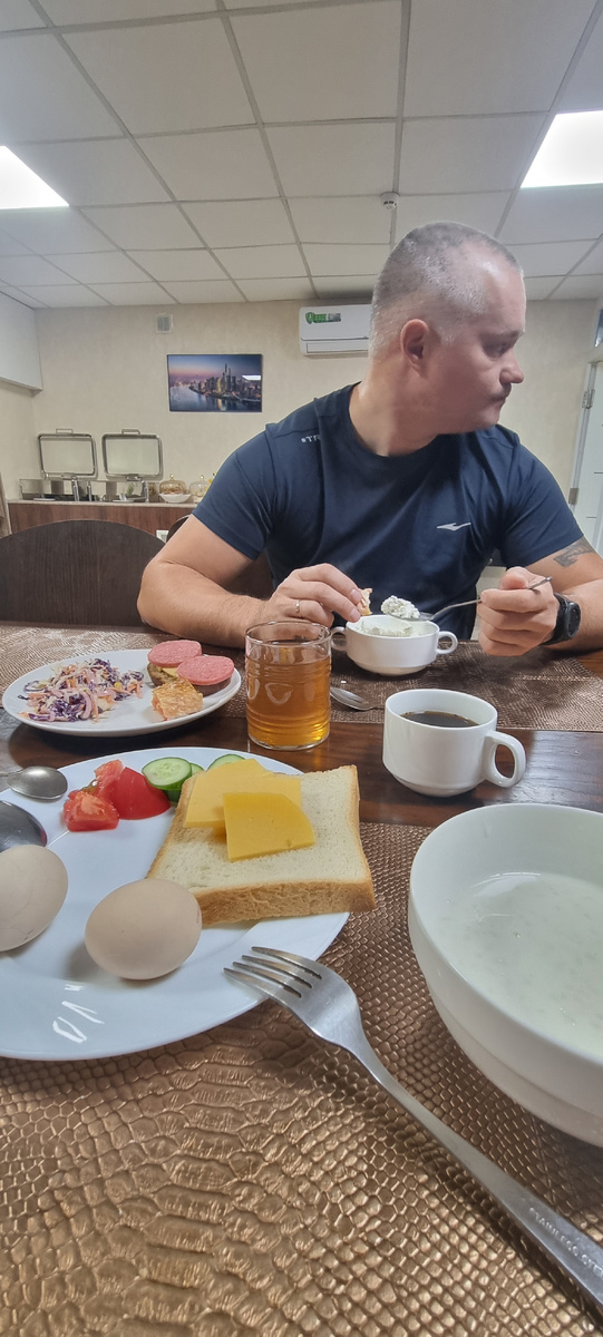 завтрак, отель Merci, Ташкент