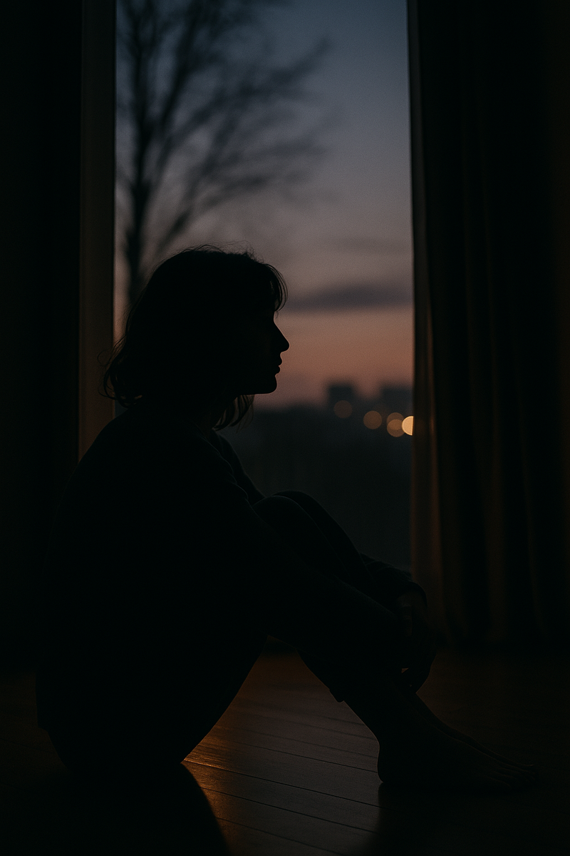 Но внутри - глухо, будто отключили звук.
Живёшь, двигаешься, отвечаешь на сообщения, звонишь родственникам, а ничего не трогает. 