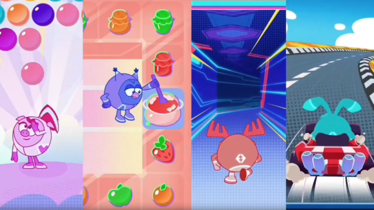 Крош как-то странно нарисован.