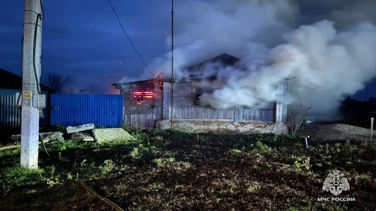    39-летний мужчина погиб при пожаре в Курской области