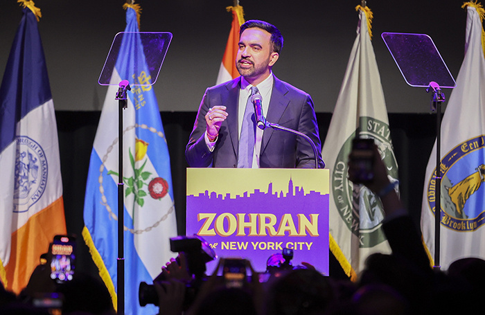    Зохран Мамдани.SARAH YENESEL/EPA/TASS