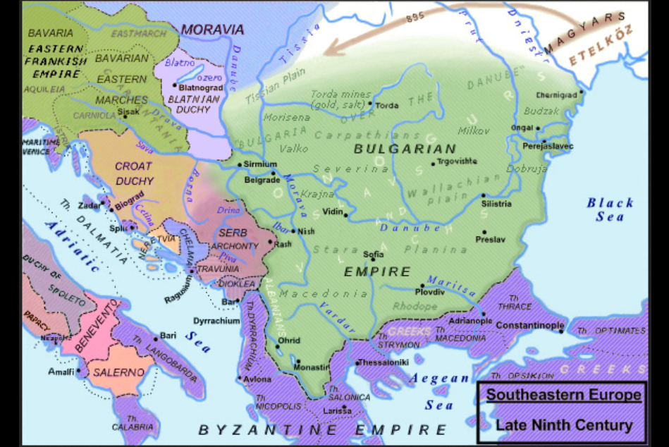 Болгария в конце IX века