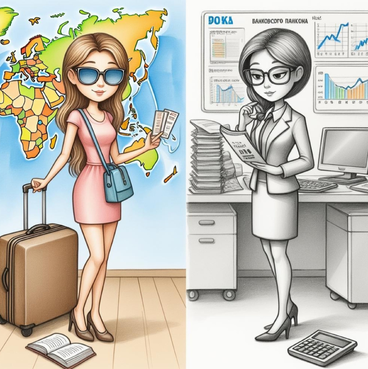 Картинка наиболее отражает смену сферы деятельности)