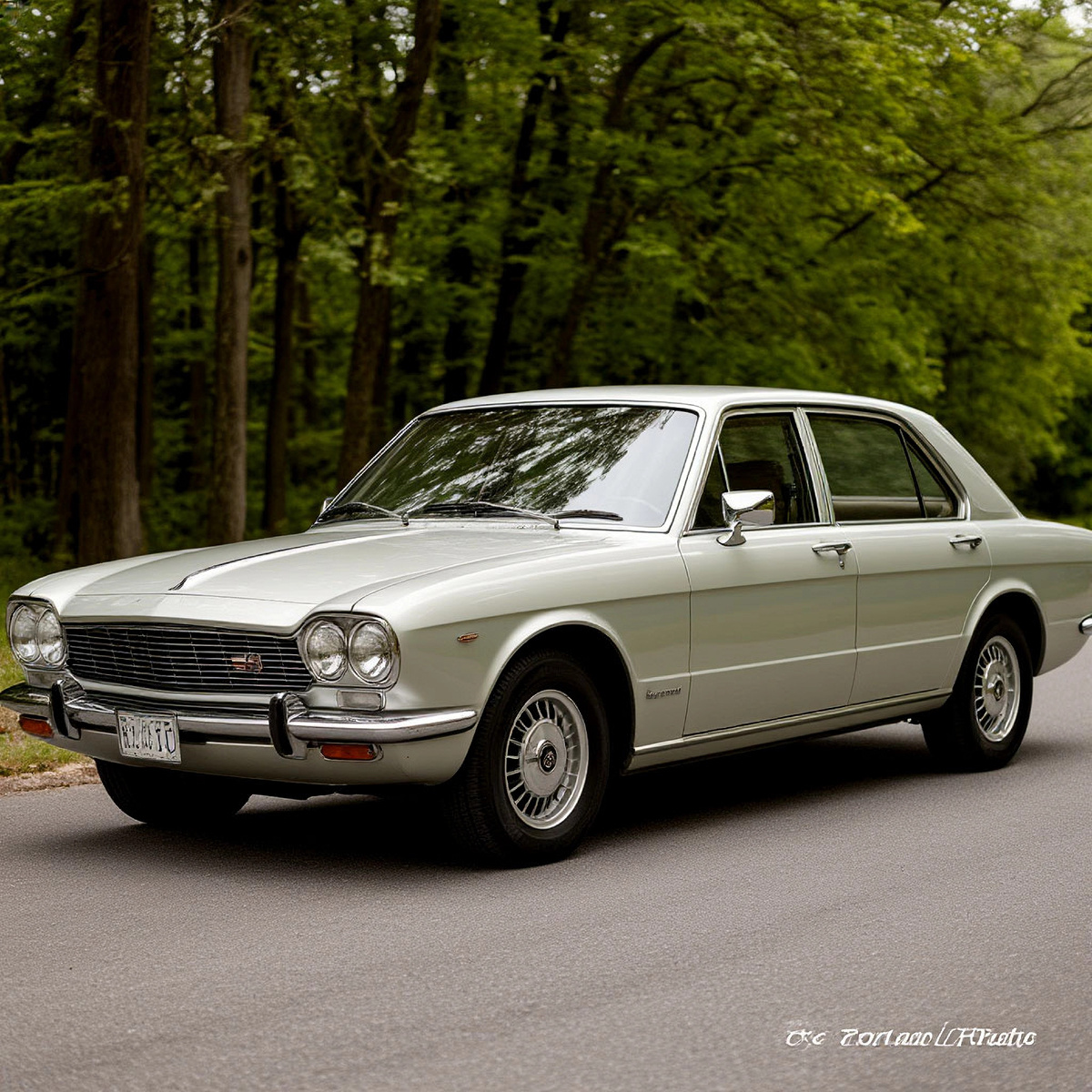 Уникальный снимок автомобиля.