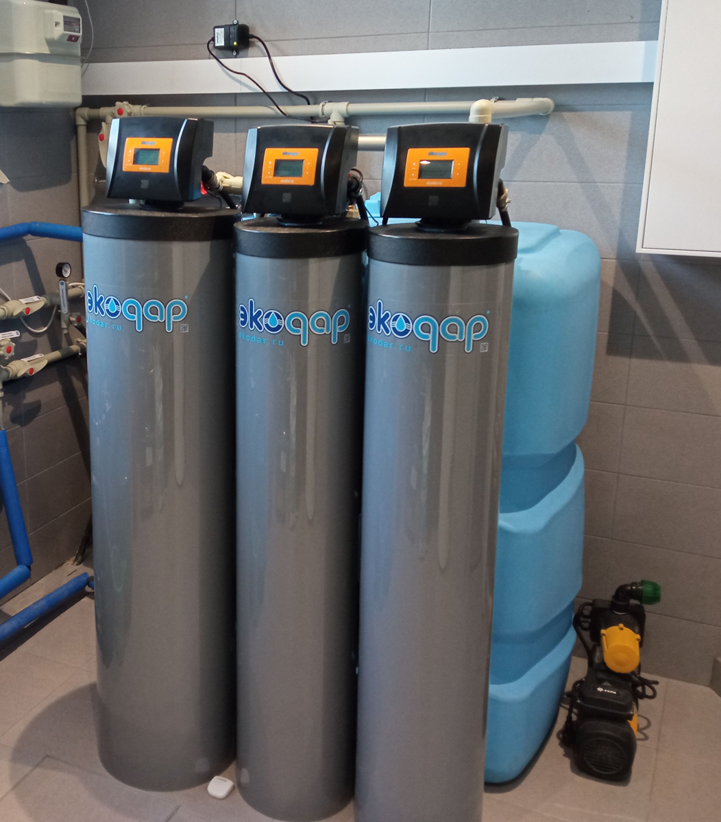 Комплексная система водоподготовки с накопительной емкости