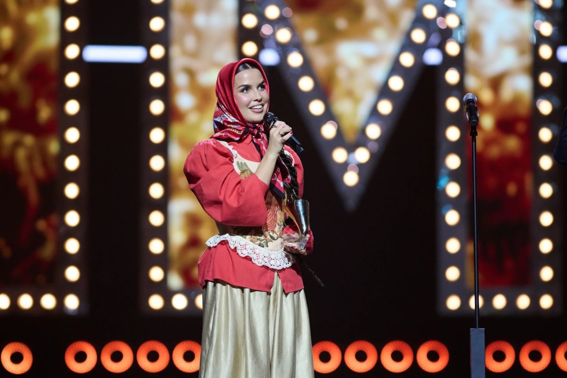    Татьяна Куртукова на премии «Золотой граммофон», фото: пресс-служба