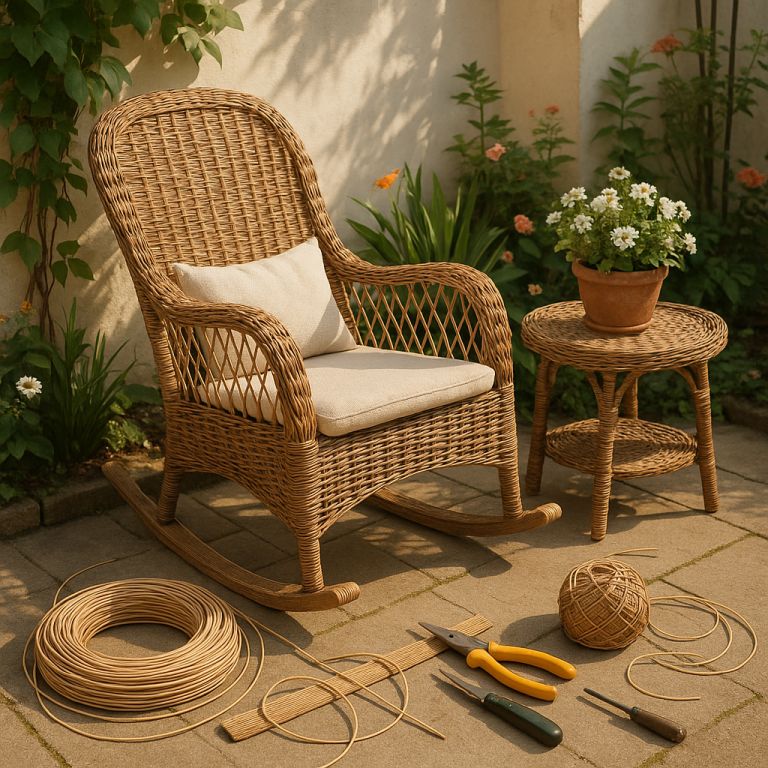    Создайте мебель из искусственного ротанга своими руками: секреты, советы и вдохновение для новичков Loza