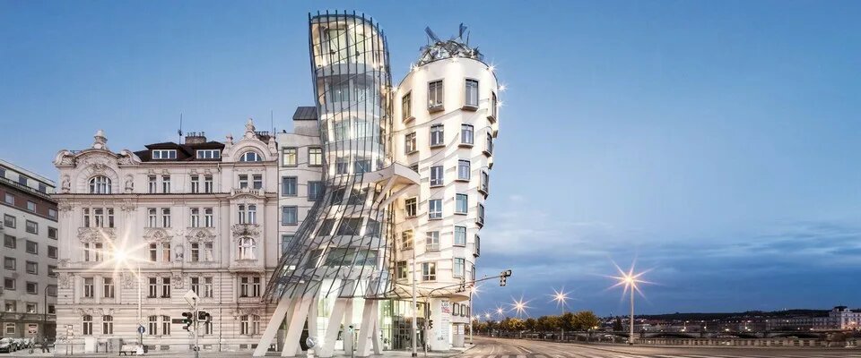 Танцующий дом. Прага. Чехия.