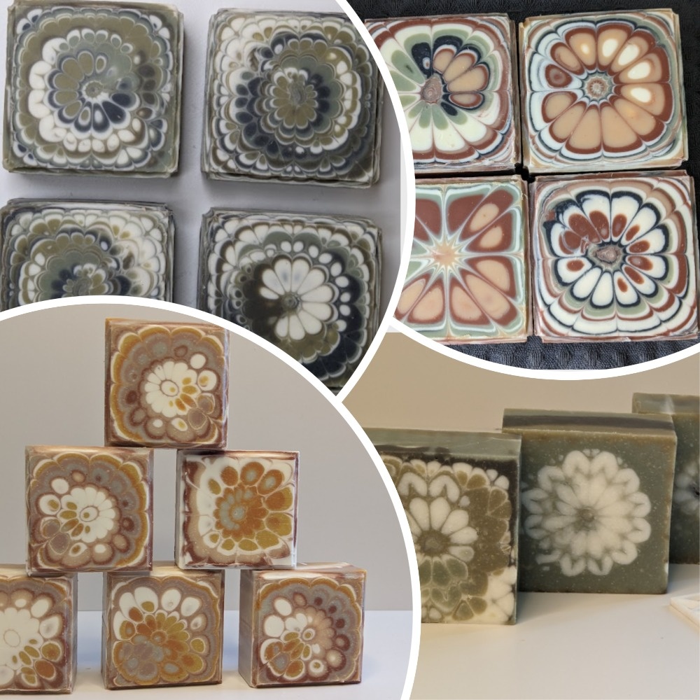 Мыловарение с нуля в технике калейдоскоп. Результаты моих экспериментов :)