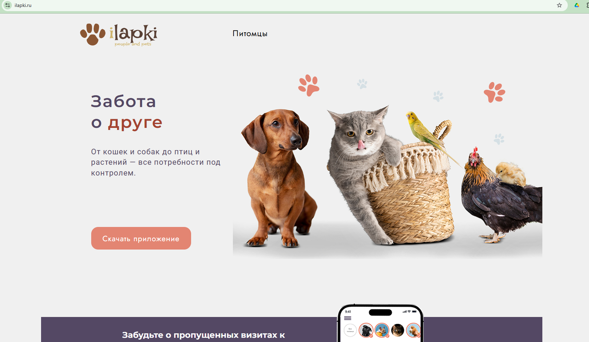 Десткоп версия главной