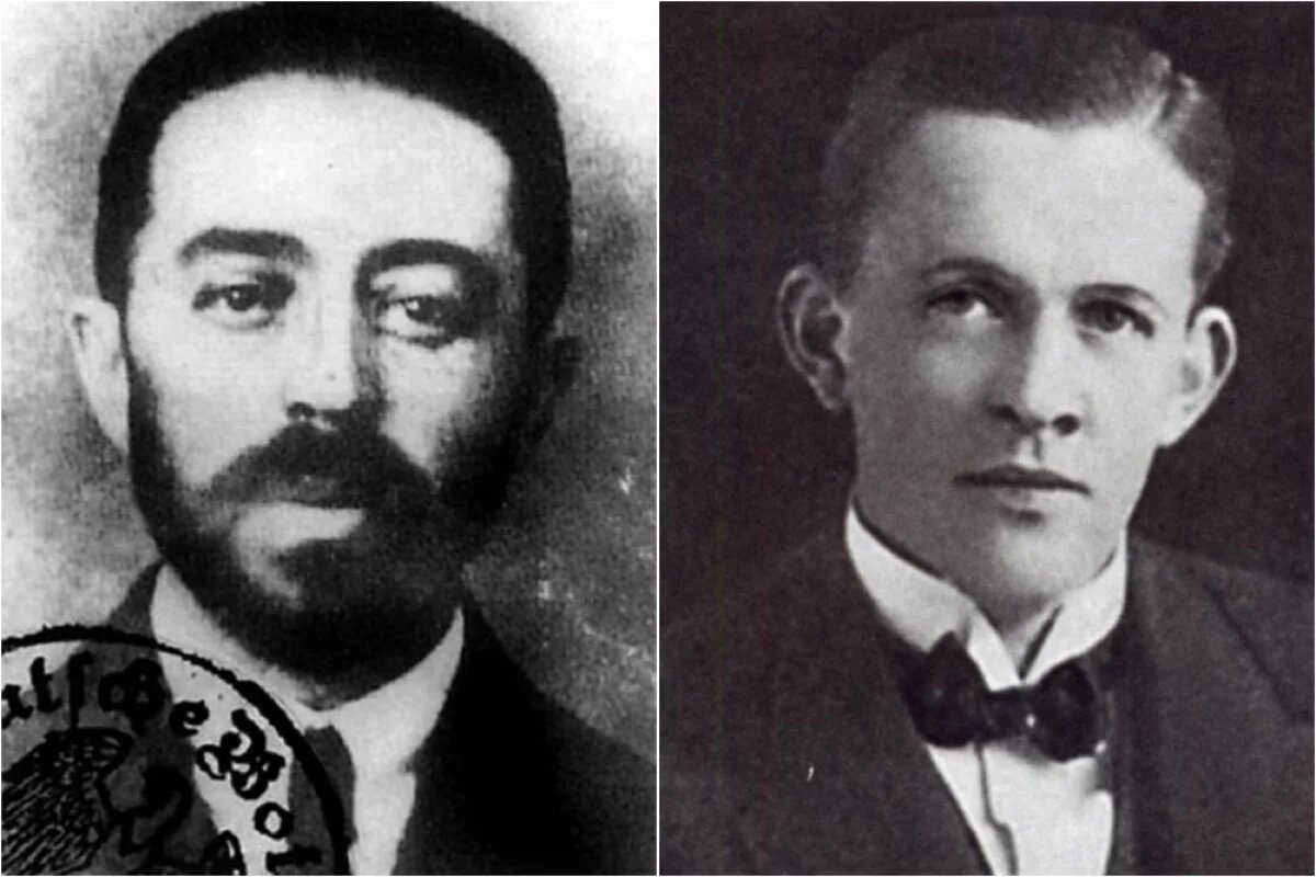    Фото Рейли в немецком паспорте на имя Джорджа Бергманна; Сэр Р. Г. Брюс Локкарт — британский дипломат, тайный агент, журналист, писатель.