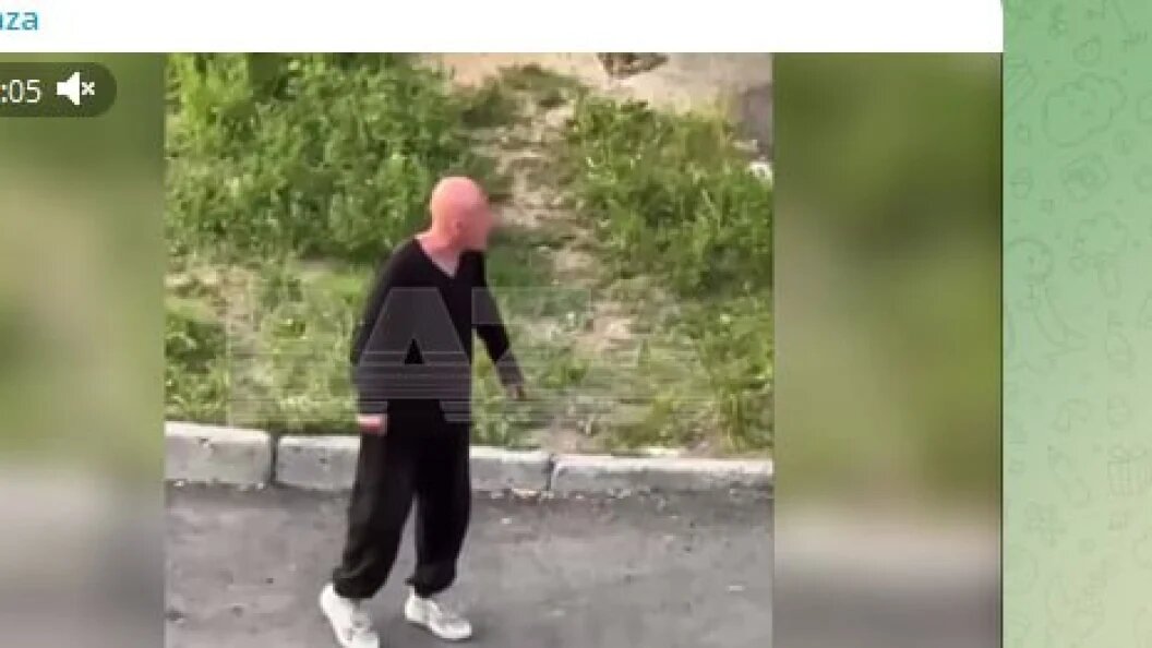    Нападавший по кличке Метёла. Фото: тг-канал BAZA.