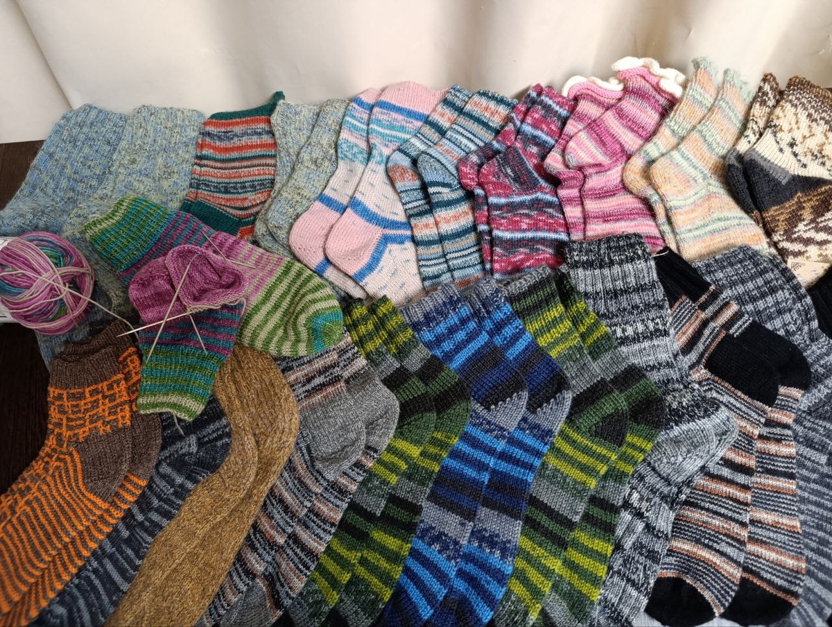 мой носочный ряд