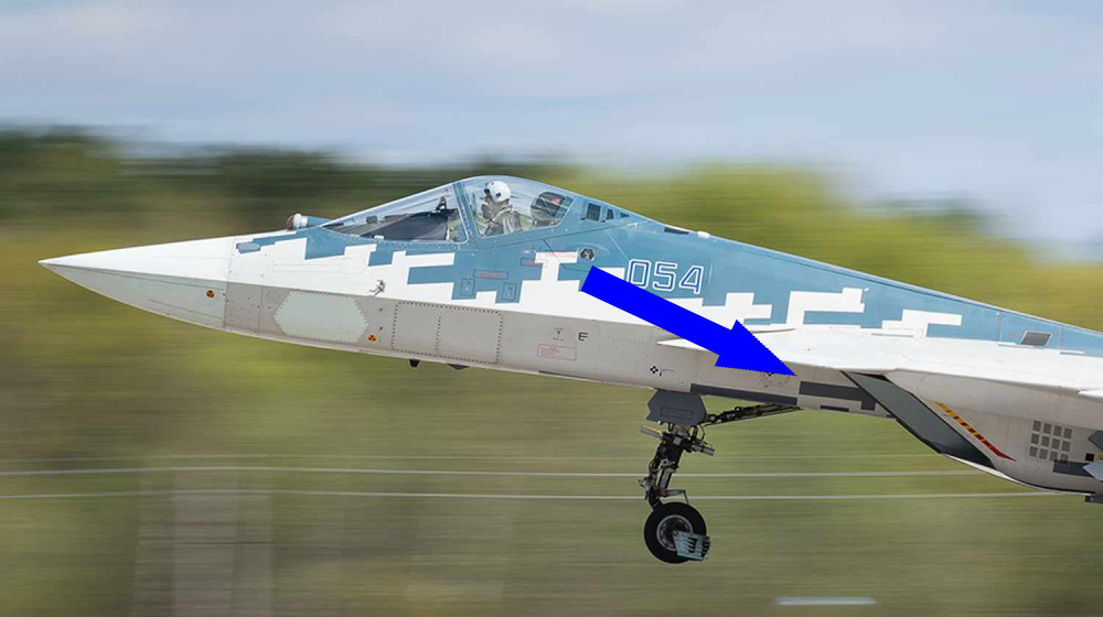    Шарик смерти за кабиной Су-57 раскрыт