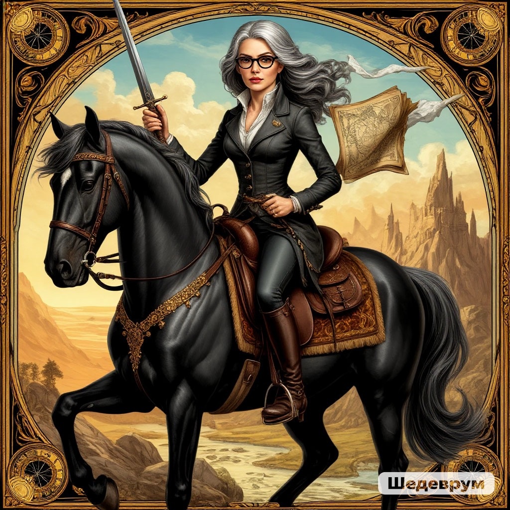 Авторская генерация Королевы Мечей.