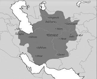 Карта государства Тахиридов