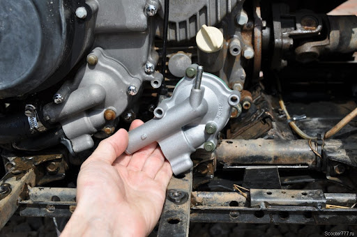 Пример расположения помпы