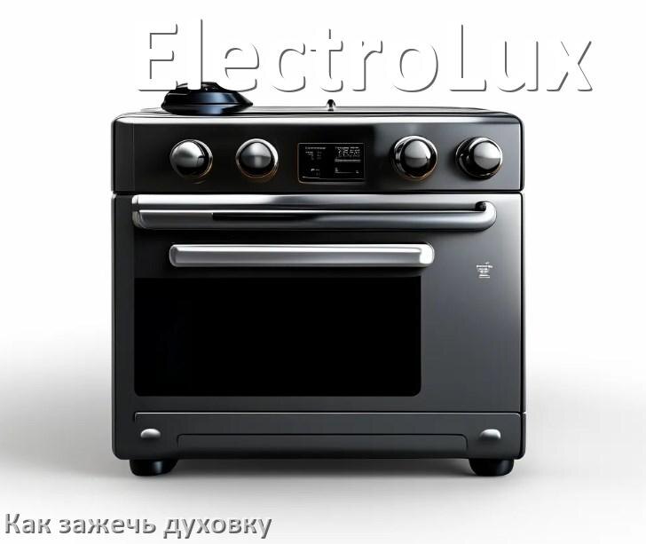 
Как у газовой плиты ElectroLux зажечь духовку