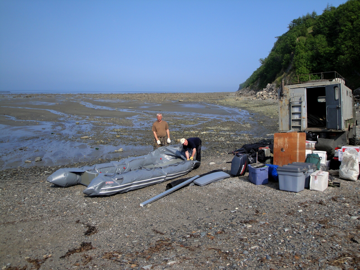 Бухта «Весёлая». Сборы в самом разгаре. Фото автора.