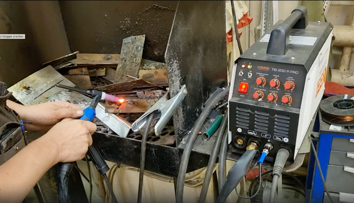 Тестируем аргонодуговой аппарат после ремонта