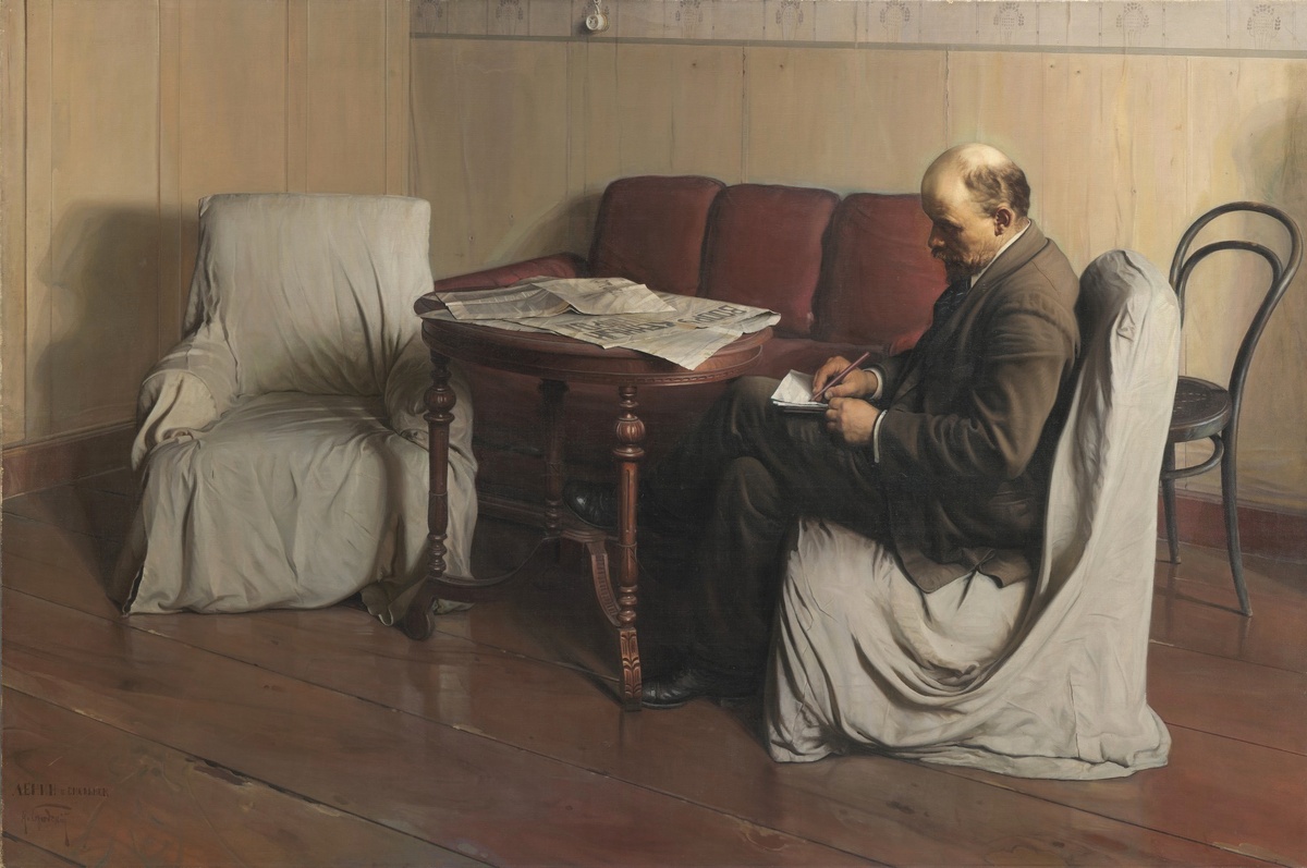 "В.И. Ленин в Смольном в 1917 году", 1930 г.