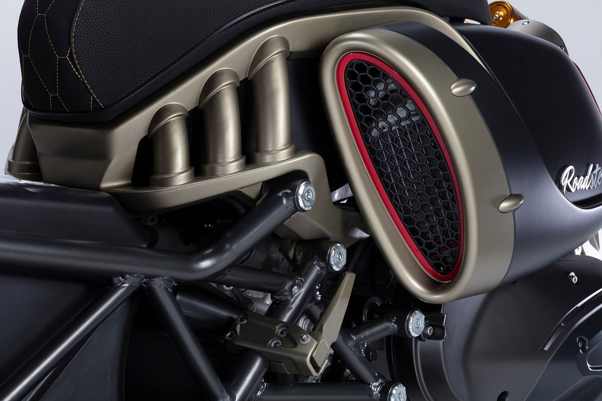 Италджет Roadster 400: ретро-футуристический скутер, который впечатляет