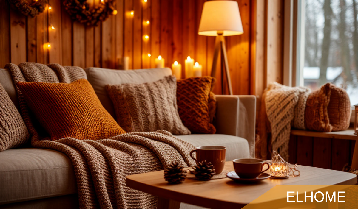 Ноябрь требует особого подхода к созданию уюта. Теплый свет, мягкие текстуры и природные материалы помогут превратить дом в место силы в промозглые дни.