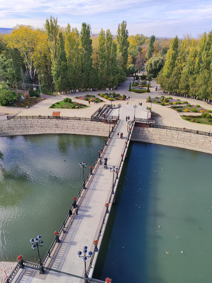 Вид сверху на парк (октябрь 2025 года)