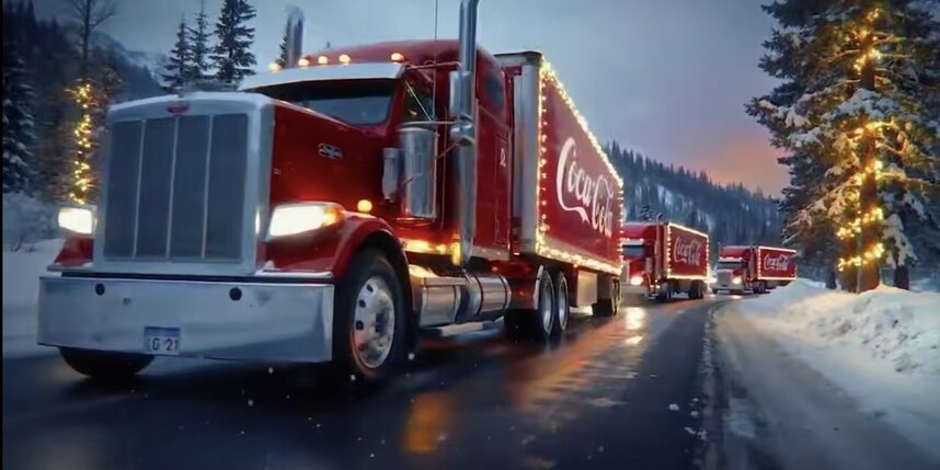    Скриншот рекламы Coca-Cola