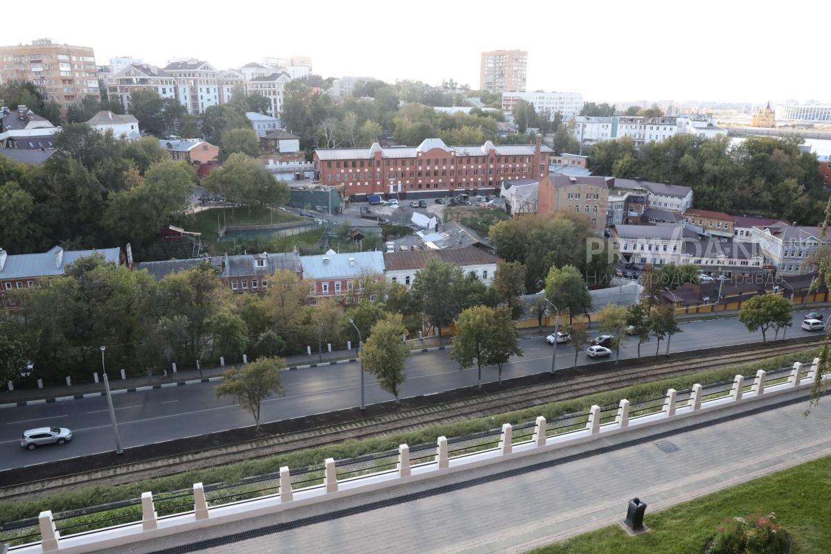    Сейчас демонтажные работы под склоном Нижегородского кремля выполнены на 90%