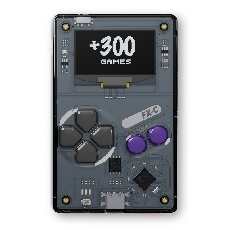    Мини-консоль Arduboy FX-C с OLED-экраном получила функцию мультиплеера