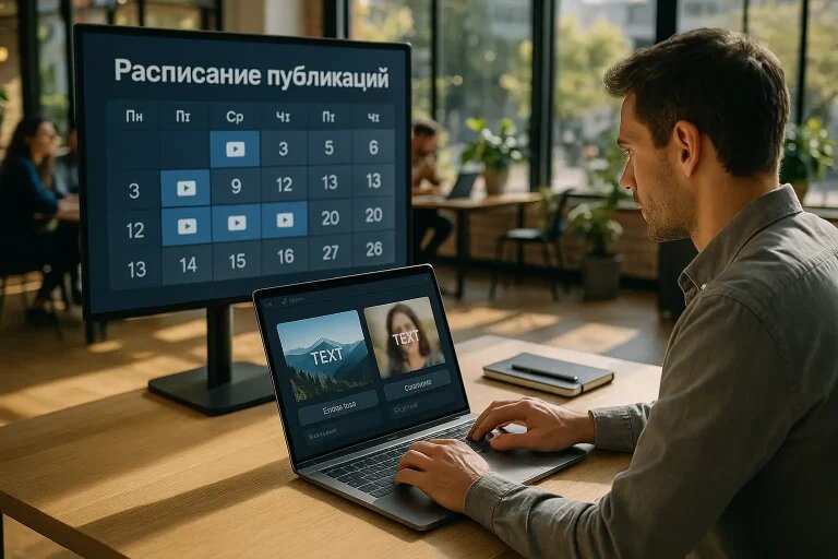    Система, которая генерирует ролики по расписанию "Kontenium"