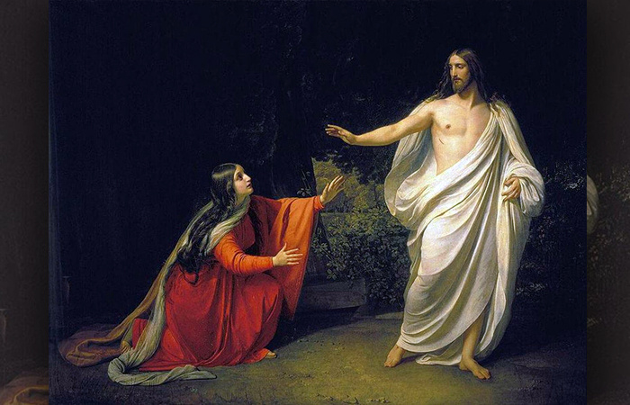 Александр Иванов, "Явление Христа Марии Магдалине после Воскресения в Италии", 1834-1835