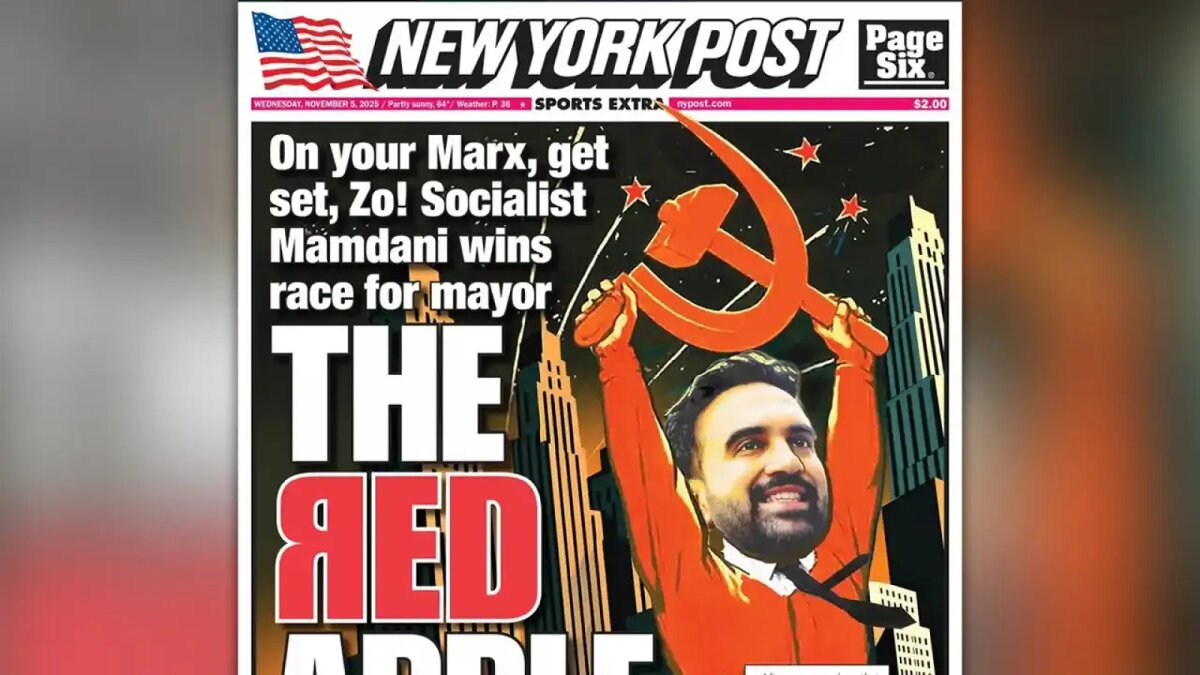    Обложка газеты New York Post. © New York Post