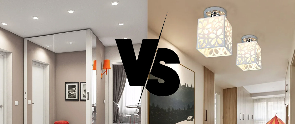 Точечные светильники или люстры?