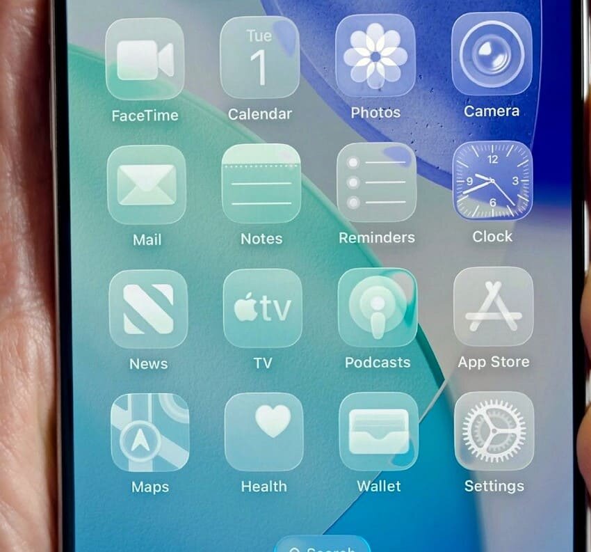 IOS 26.0.1 Жидкое Стекло