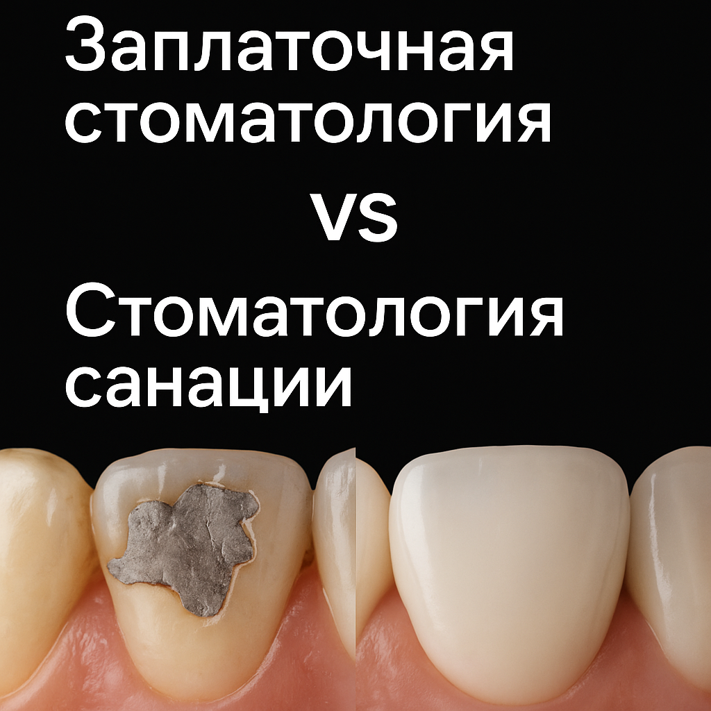 Заплаточная стоматология vs Стоматология санации