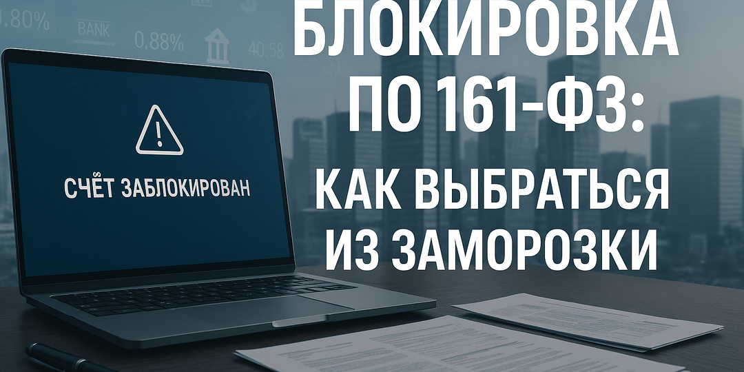 Блокировка по 161-ФЗ: почему происходит и как выйти из неё
