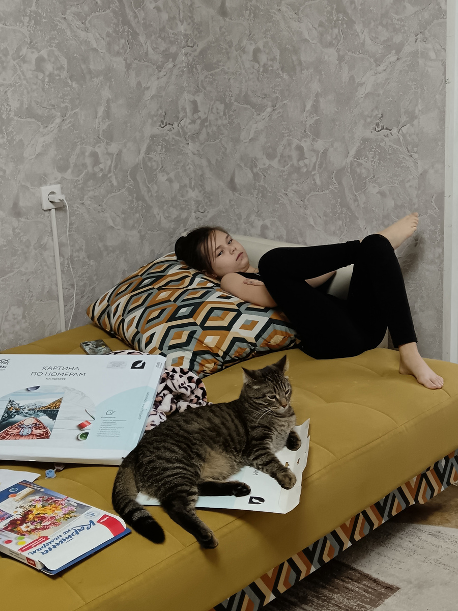 Кот помогал)