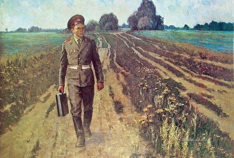 «Дембельский код: тайный язык формы и дипломата на картине «Хороша дорога к дому»» (1981 г.)