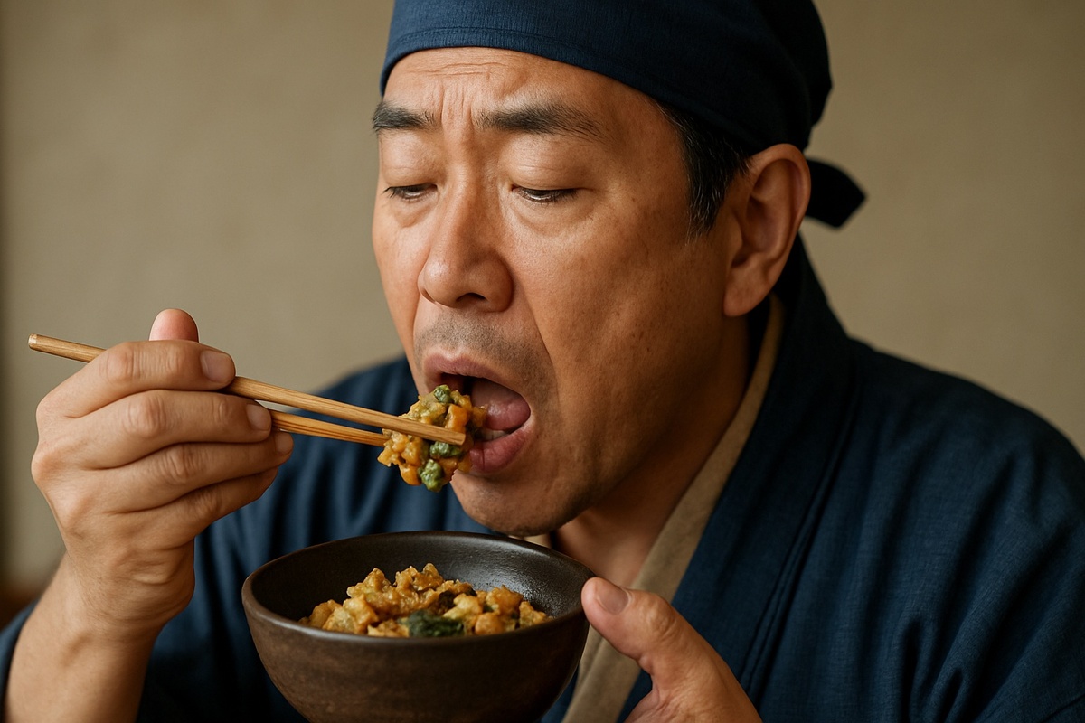    Технику употребления пищи без вреда придумал Конфуций